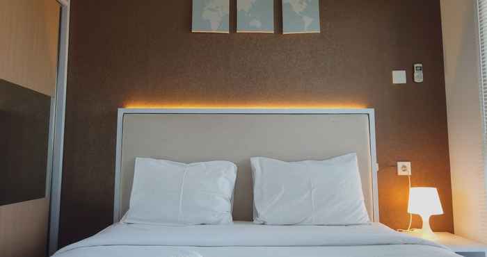 Kamar Tidur Cozy Studio Apartment near UNPAD at Taman Melati Jatinangor By Travelio