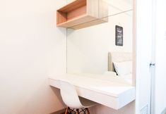 Bilik Tidur 3 Simply and Homey Studio Akasa Apartment By Travelio