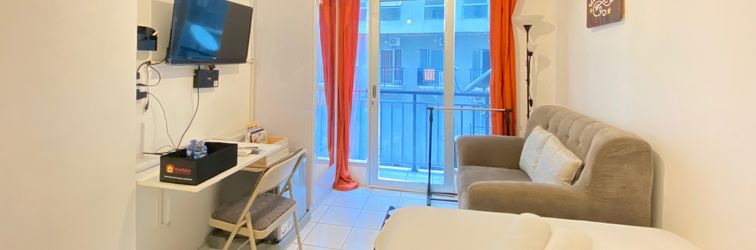 Lobby Cozy Studio Room Apartment at Grand Asia Afrika By Travelio