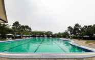 Swimming Pool 6 Calm and Cozy Studio No Kitchen Apartment at Aeropolis Residence By Travelio