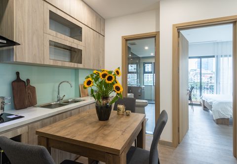 Bedroom Mersey Central Hanoi Apart'Hotel