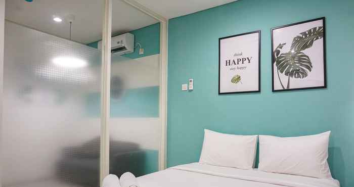 ห้องนอน 1BR Modern Apartment at Atlanta Residence By Travelio