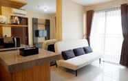 Common Space 2 1BR Apartment with Sofa Bed at Thamrin Executive By Travelio