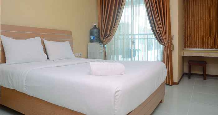 ห้องนอน  Best Choice and Strategic Studio Apartment at Thamrin Executive By Travelio