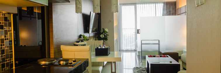 Lobby Luxurious 1BR Apartment At Dago Suites By Travelio