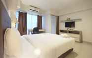 Bedroom 3 Modern Studio Best Price The H Residence near MT Haryono By Travelio