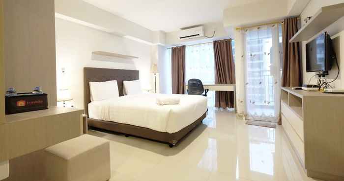 Kamar Tidur Modern Studio Best Price The H Residence near MT Haryono By Travelio