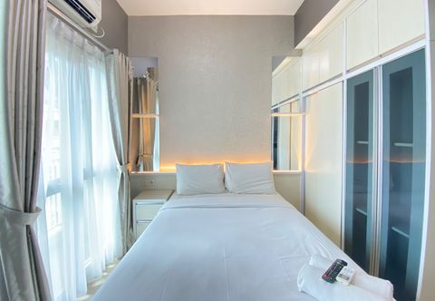 Bedroom Pleasant Studio Room Apartment at Taman Melati Jatinangor By Travelio