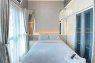 Bedroom Pleasant Studio Room Apartment at Taman Melati Jatinangor By Travelio