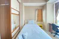 Bedroom Modern Studio Room Apartment at Taman Melati Jatinangor By Travelio