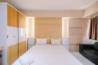 Kamar Tidur Nice Studio Apartment at Sahid Metropolitan By Travelio