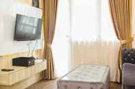 Common Space 1BR Living Comfort Apartment at Grand Sentraland Karawang By Travelio