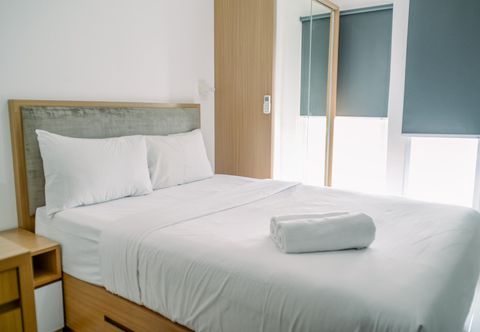 Bedroom Studio Comfy and Stunning Apartment at Amazana Serpong By Travelio