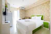 Bedroom Minimalist and Modern Studio Bassura City Apartment By Travelio