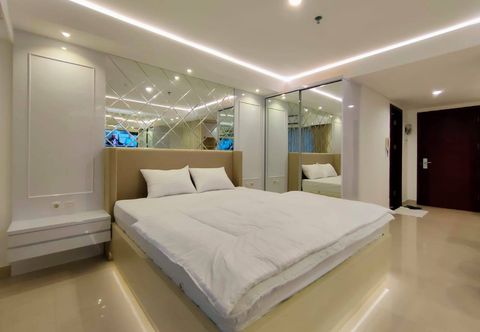 卧室 Platinum 1012 Studio Tera Apartment Bandung City View 
