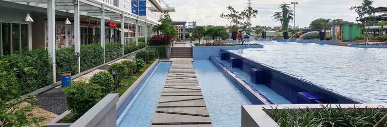 Lobi Simple and Comfort 2BR at Green Pramuka City Apartment By Travelio