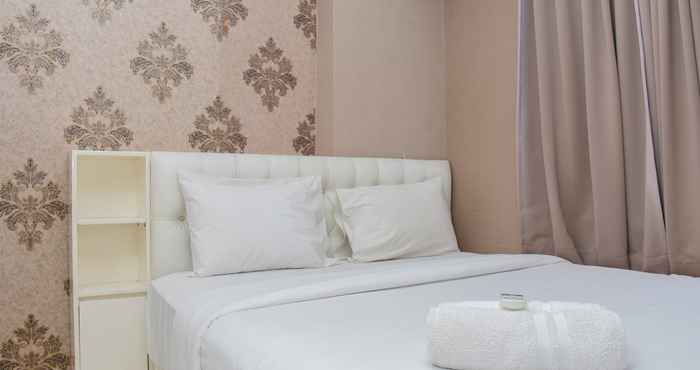 Bedroom Simple and Comfort 2BR at Bassura City Apartment By Travelio