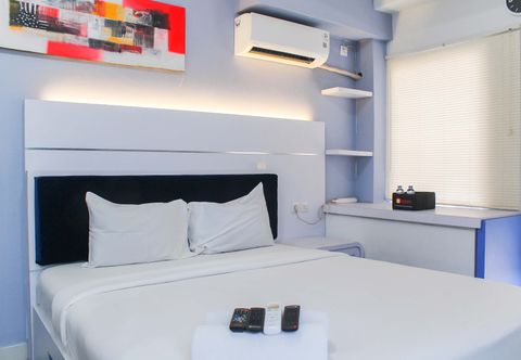 Bedroom Simply and Comfortable Studio Apartment at Patraland Urbano By Travelio