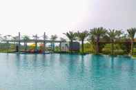 Swimming Pool Fully Furnished Penthouse Studio Apartment at Gold Coast PIK By Travelio