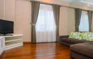 Common Space 3 Spacious and Great Location Sudirman Park 2BR Apartment By Travelio