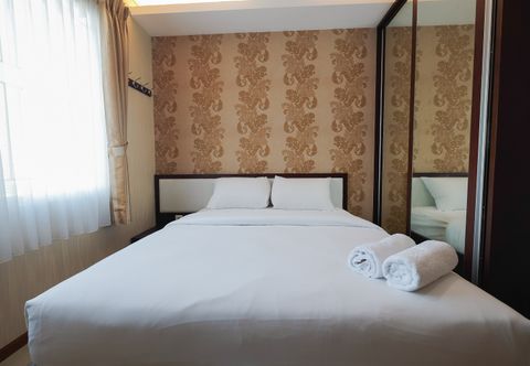 Bedroom Strategic 2BR at Thamrin Residence Apartment By Travelio