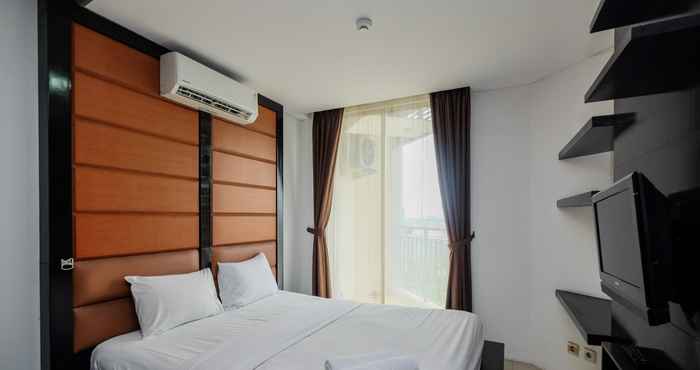 Kamar Tidur Tidy and Cozy Studio Apartment Mangga Dua Residence By Travelio