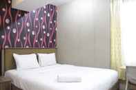 Kamar Tidur Cozy & Stylish Studio Apartment at Jarrdin Cihampelas By Travelio