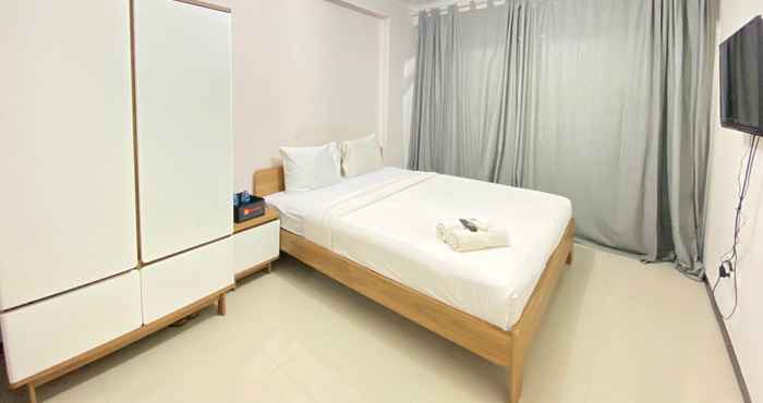 Kamar Tidur Spacious and Cozy Studio Room at Gateway Pasteur Apartment By Travelio