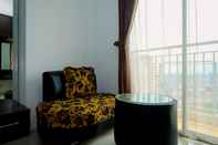 Lobby Homey and Comfort Studio Apartment at Mangga Dua Residence By Travelio