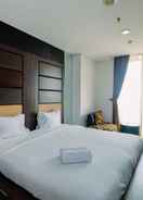 BEDROOM Homey and Comfort Studio Apartment at Mangga Dua Residence By Travelio