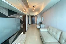 Lobby Pleasant 2BR at Tamansari La Grande Apartment By Travelio