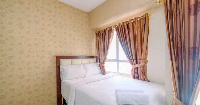 Bedroom Warm and Nice Studio at Taman Melati Apartment Margonda By Travelio