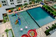 Swimming Pool Elegant and Homey Studio Apartment at Paramount Skyline By Travelio