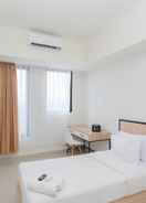 BEDROOM Pleasurable and Cozy Studio at Evenciio Apartment near Campus Area By Travelio