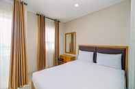 Kamar Tidur Brand New 1BR with City View at Atlanta Residences Apartment By Travelio