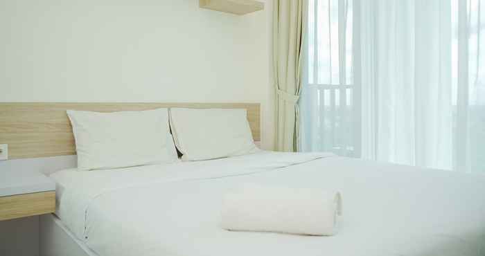 Kamar Tidur Comfy and Nice 1BR Apartment at Tree Park City BSD By Travelio