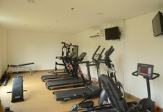 Fitness Center 7 Comfy and Nice 1BR Apartment at Tree Park City BSD By Travelio