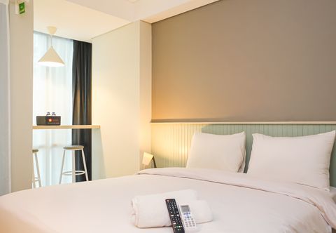 Bedroom Modern and Nice Studio at Tamansari Iswara Apartment