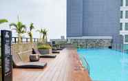 Kolam Renang 7 Stunning 1BR Apartment without Living Room at Bintaro Embarcadero Suites By Travelio