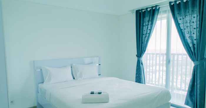 Bedroom Elegant 1BR Apartment without Living Room at Bintaro Embarcadero Suites By Travelio