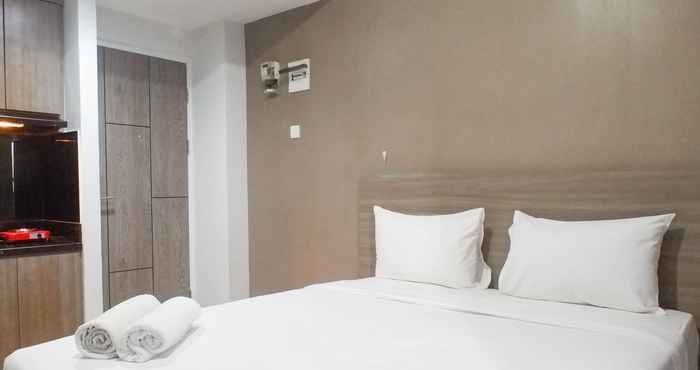 Bedroom Delightful Luxurious Studio Room Apartment at Taman Melati Surabaya By Travelio