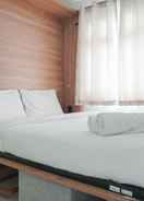 BEDROOM Tidy and Restful 2BR at Green Pramuka City Apartment By Travelio