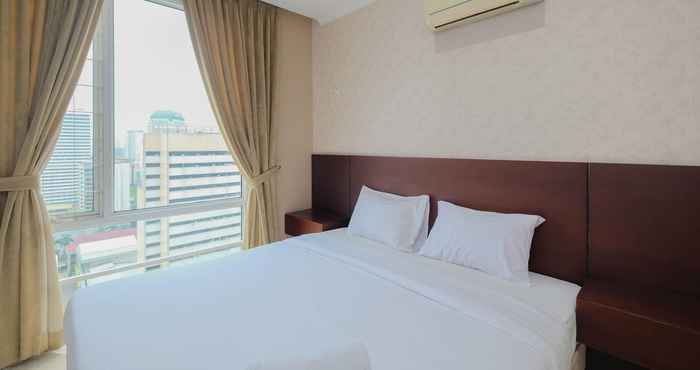 Kamar Tidur Homey and Nice 2BR Apartment at FX Residence By Travelio