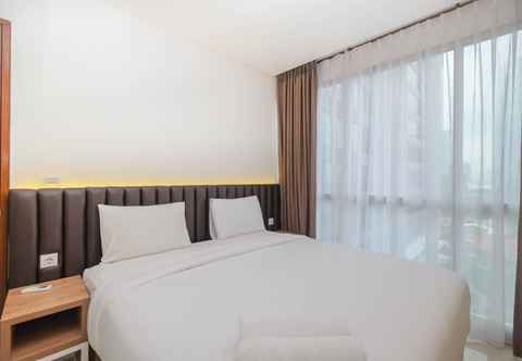 Bedroom Minimalist and Homey 1BR Apartment at Ciputra World 2 By Travelio