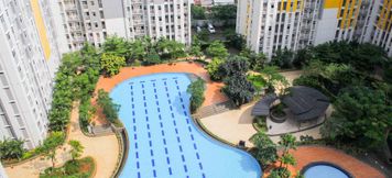 Swimming Pool 5 Comfort and Minimalist Studio Apartment at Springlake Summarecon Bekasi By Travelio
