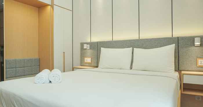 Bedroom Quiet Studio Room Apartment at Signature Park Grande By Travelio