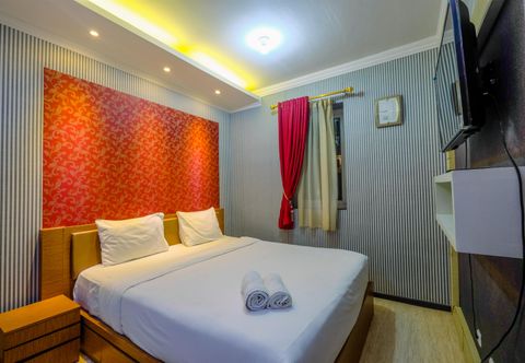 臥室 Lush 3BR Apartment at Grand Palace Kemayoran By Travelio