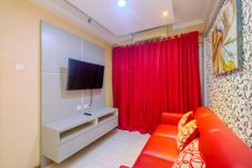 Lobby Lush 3BR Apartment at Grand Palace Kemayoran By Travelio