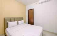 Bilik Tidur 3 Elegant and Comfy 3BR Apartment at Transpark Cibubur By Travelio