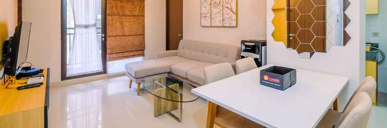 Sảnh chờ Elegant and Comfy 3BR Apartment at Transpark Cibubur By Travelio